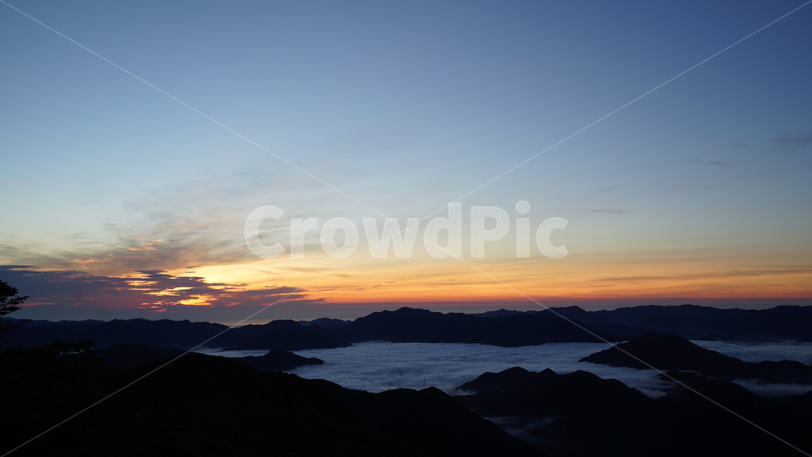 태백산,문수봉,운해,등산,100대명산