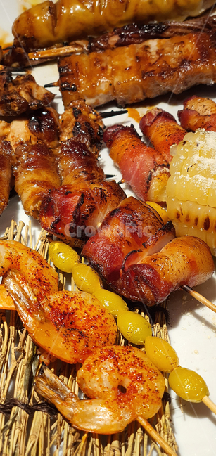 음식,안주,요리,cook,meal,dishes,food,식품,reserves,클로즈업,closeup,꼬지,꼬치,일식,모듬꼬치,새우꼬치,은행꼬치,음식,식재료,요리,food,cook,meal,dishes,food reserves