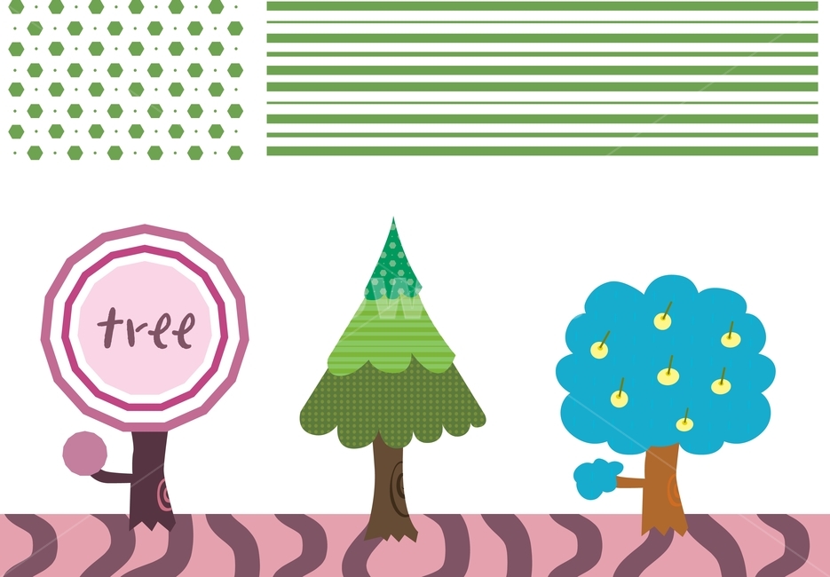 나무,일러스트,아기자기,트리,사과나무,배경,나무,trees,wood,그래픽,일러스트레이션,graphic,illustration