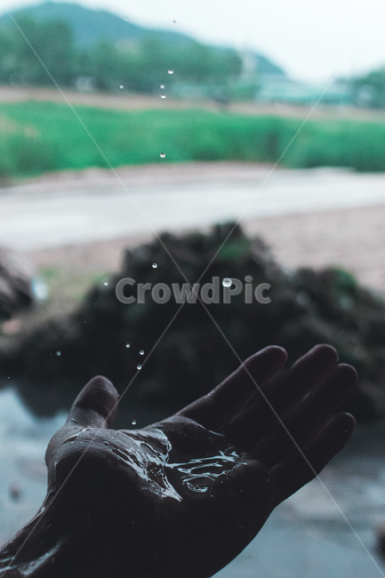 손,비,빗방울,물방울,손바닥,어둠,palm,hand,rain,raindrop,water,waterdrop,dark,사람,인물,인간,human,person,신체일부,몸,body,감성,sensible,feeling