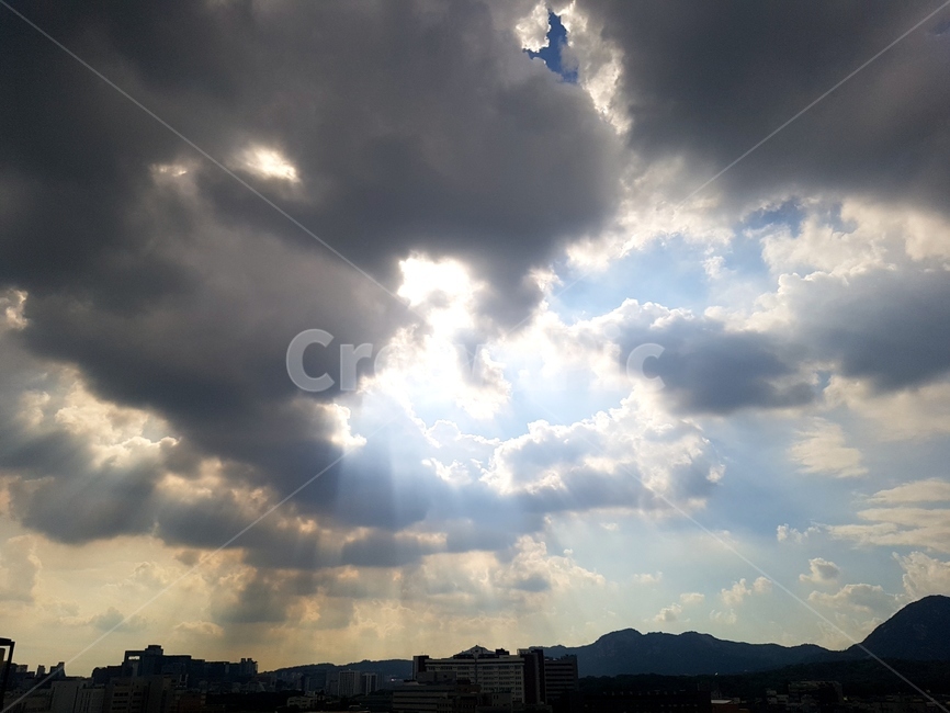 루프탑,카페,하늘,풍경,날씨,구름,적운