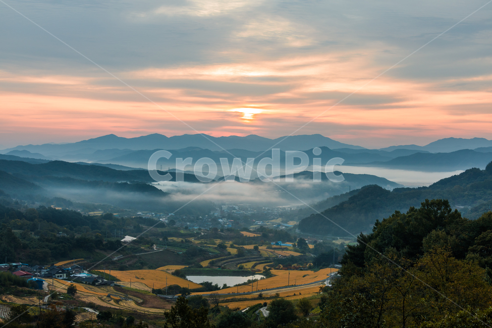 여명,일출,운해,산,들판,자연,풍경,nature,landscape,한국자연풍경,한국자연경관,korea nature landscape,mountain range,산맥,mountain,outdoors,옥외,scenery,경치