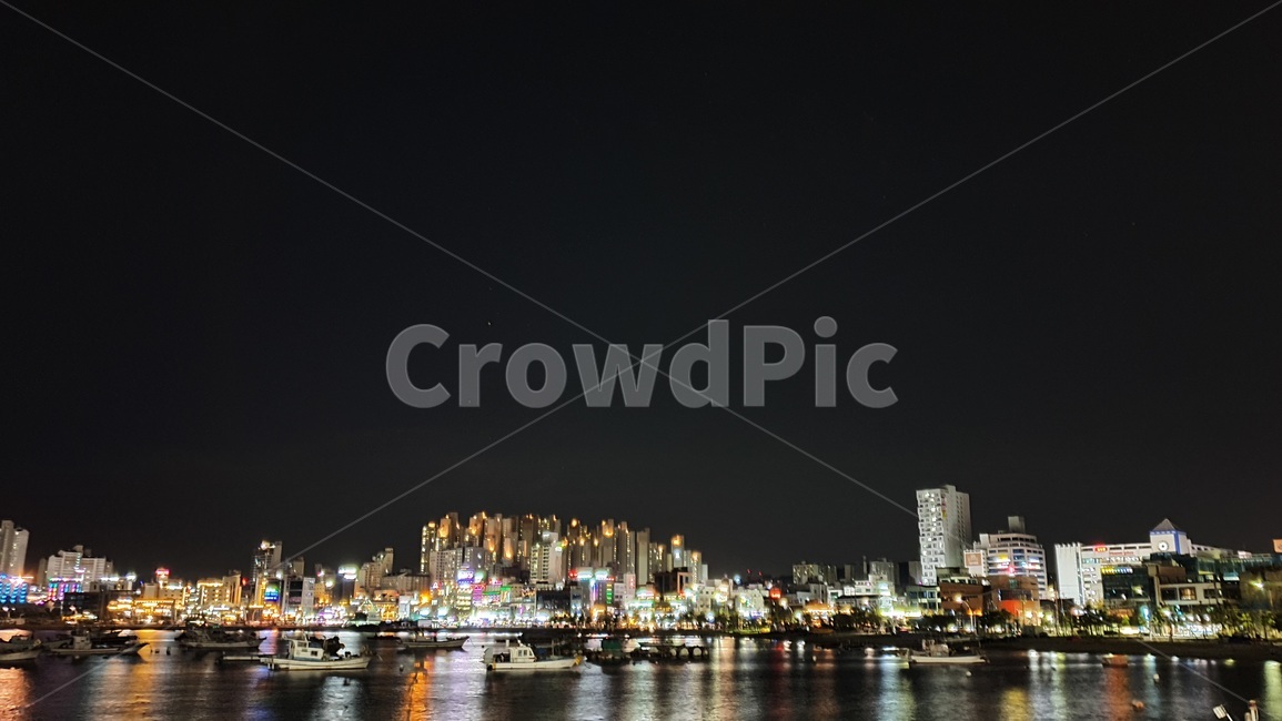 야경,반사,바다,빛,야간,야경,밤,풍경,nightscape,night,landscape,도시,city
