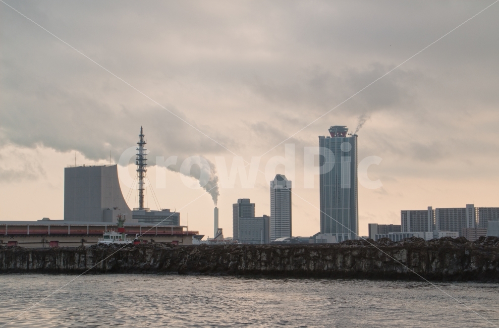 건물,공장,바다,연기,풍경,여행,항구,하늘,도시,풍경,city,landscape,해외,외국,세계,foreign,oversea,world,building