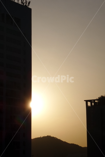 석양,sunset,해짐,도시,어둠