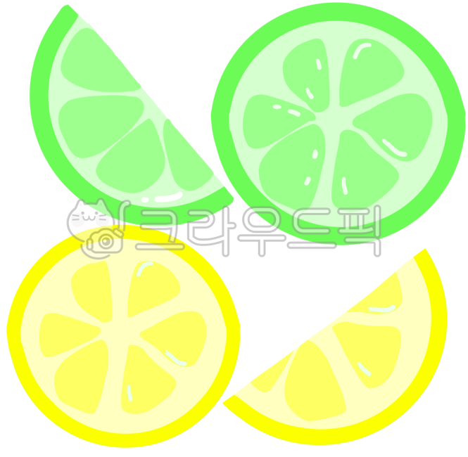 감귤류일러스트, 레몬, 과일, 노랑색, 과일일러스트, 사진,이미지,일러스트,캘리그라피 - alsl작가