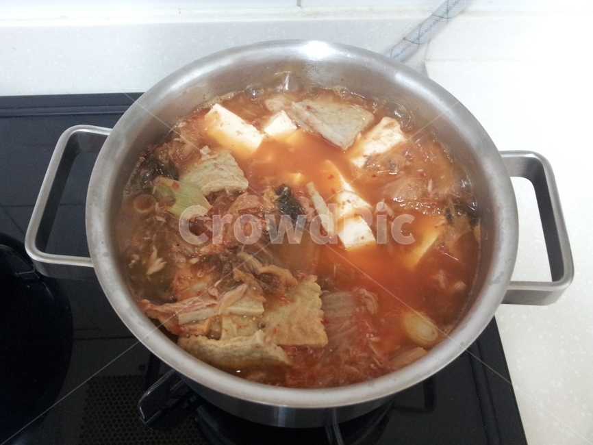 김치찌개,김치두부찌개,한식,매운김치찌개,직접만든김치찌개