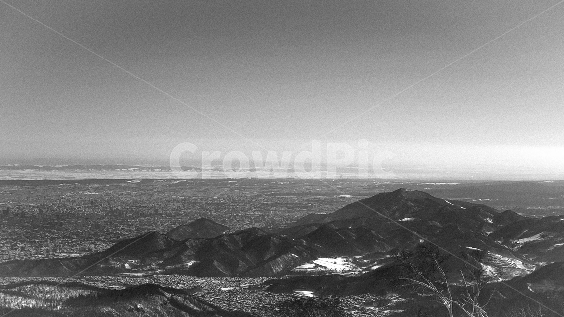 산,흑백사진,자연,풍경,흑백,산과도시,blackandwhite,mountain,landscape