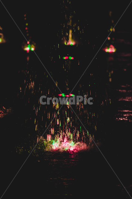 네온,야광,발광,분수,분수대,물,순간,감성,neon,glow,fountain,water