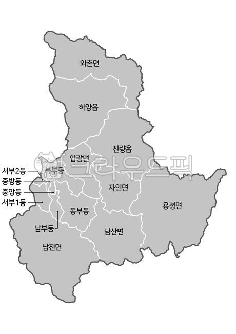 Gyeongsan City Map,Gyeongsan city,Gyeongsan City Administrative Map,Gyeongsan,map,map of korea