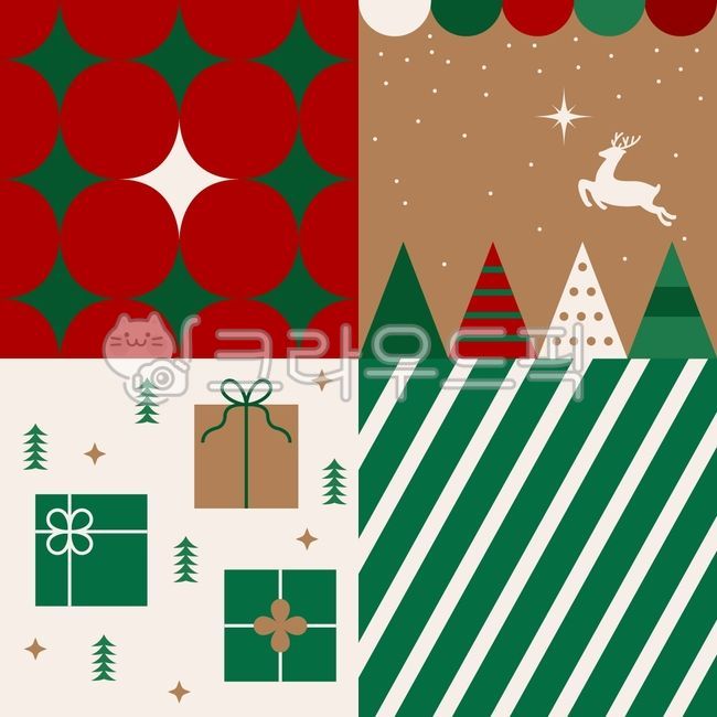 일러스트,일러스트레이션,드로잉,그림,벡터,크리스마스,성탄절,겨울,시즌,배경,백그라운드,패턴,반짝이,눈,순록,사슴,삼각형,세모,도형,나무,소나무,전나무,크리스마스트리,트리,선물,선물상자,사선,줄무늬,스트라이프,stripe,present,tree,reindeer,box,gift,element,fabric,flat,graphic,isolated,season,colorful,cute,event,collection,winter,wallpaper,year,new,merry,backdrop,celebrate,ornament,background,decoration,christmas,vector,pattern,green,red,december,decorative,festive,holiday,greeting,card,bright,celebration,banner,illustration,abstract,decorate,happy