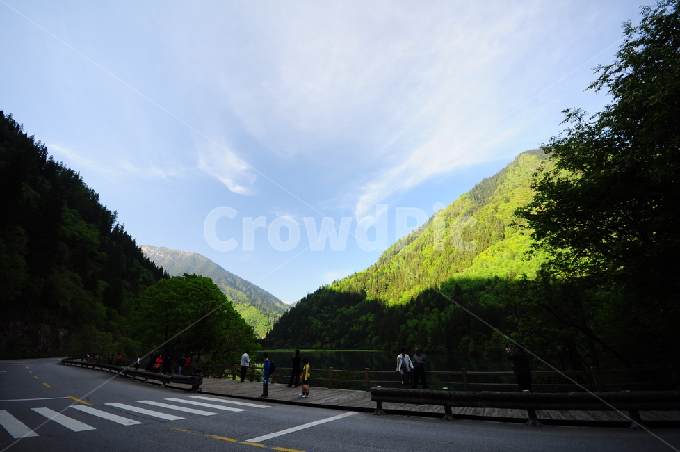 중국,외국,구채구,풍경,자연,관광,산,하늘,자연,풍경,nature,landscape,road,도로,asphalt,아스팔트,freeway,고속 도로