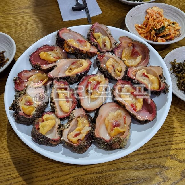 dish, 접시, 음식, 식사, 멍게, 사진,이미지,일러스트,캘리그라피 - firebear작가
