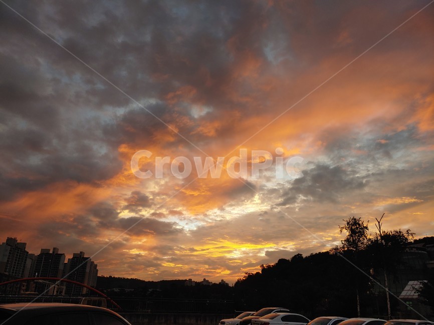 nature,자연,outdoors,옥외,퇴근길,구름,하늘,노을,자연,풍경,nature,landscape