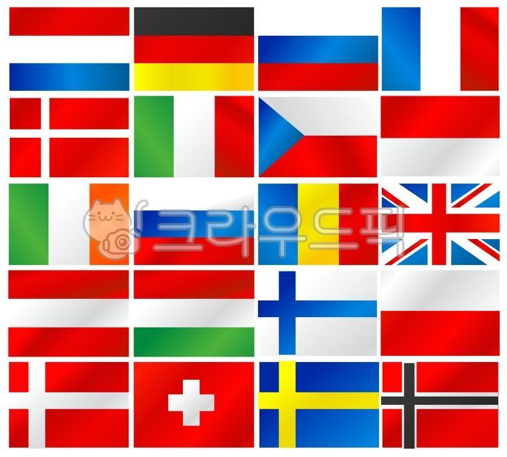국기,만국기,유럽,벡터,나라,일러스트,ai,vector,국가,글로벌,디자인소스,심벌,심볼,아이콘,프랑스,파리,노르웨이,도시,스톡홀름,스웨덴,스위스,네덜란드,덴마크,russia,아일랜드,모나코,denmark,오스트리아,루마니아,러시아,영국,이탈리아,이태리,체코,프라하,벨기에,핀란드,헝가리,eps,해외,flag,country,europe,hungary,theunitedkingdom,finland,belgium,sweden,france,norway,그래픽,일러스트레이션,graphic,illustration