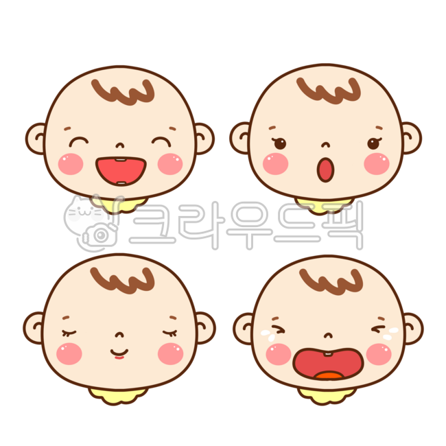 얼굴,아기,웃는얼굴,사람,잠자는모습,놀란아기,우는모습,우는아기,자는아기,잠,귀여운아기,가족,영아,영유아,아기일러스트