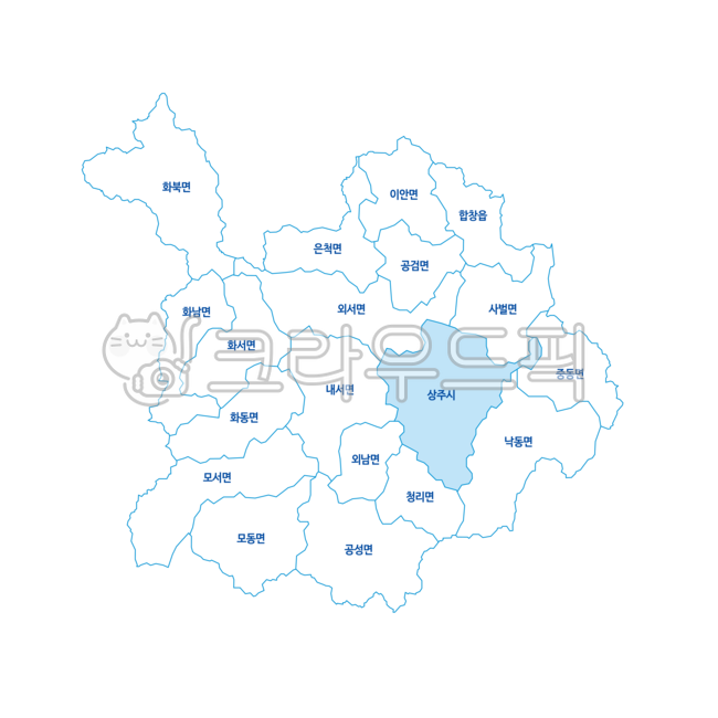 Gyeongsangbukdo,Sangju city map,Sangjusi,Map of Sangju,map,Sangju city
