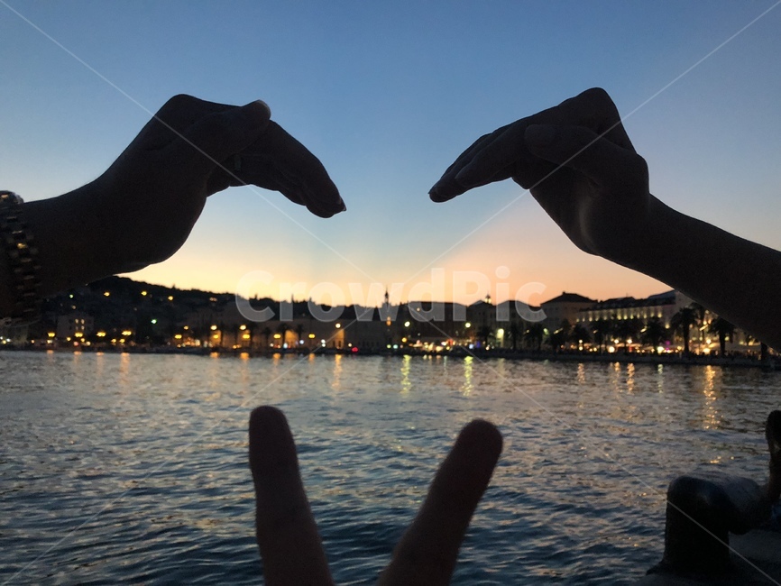 스마일,손스마일,노을,행복,웃음,haapy,smile,친구