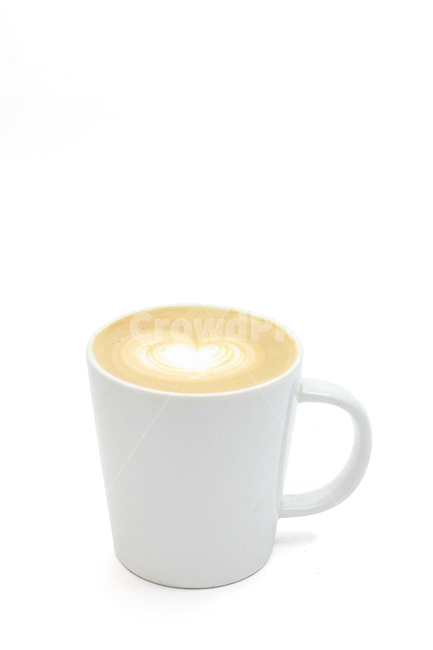 close up,Nukki,Cafe Latte,latte art,Espresso,cappuccino,milk,white background,menu,cafe,Barista,coffee cup,coffee,beverage,fresh,Caffeine,object