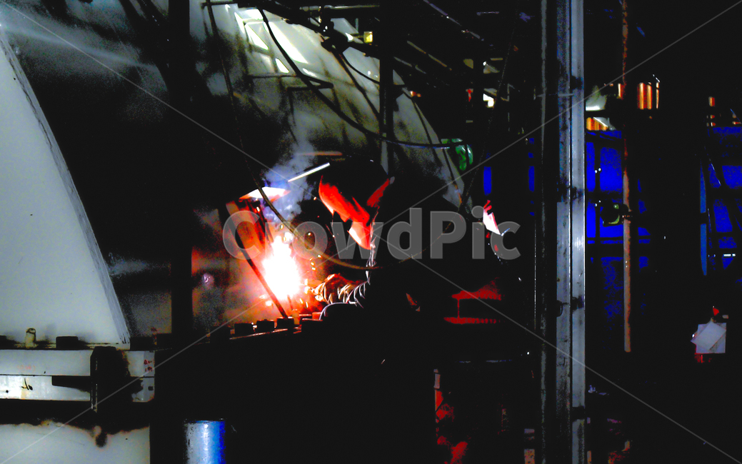 용접,불꽃,작업,노동,화염,사람,인물,인간,human,person,산업,industry,industrial,제조업,manufacturing business,manufacturing industry