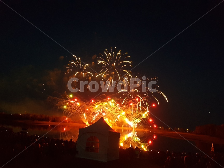 해외,축제,불꽃놀이,하늘,저녁,밤,어둠
