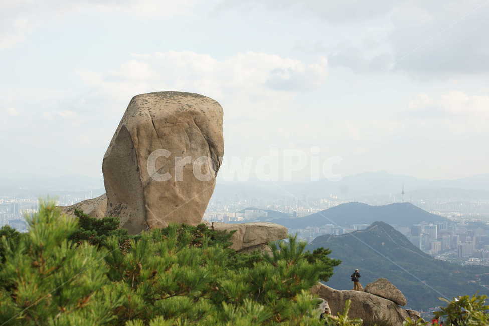 북한산,등산,바위,정상,남산