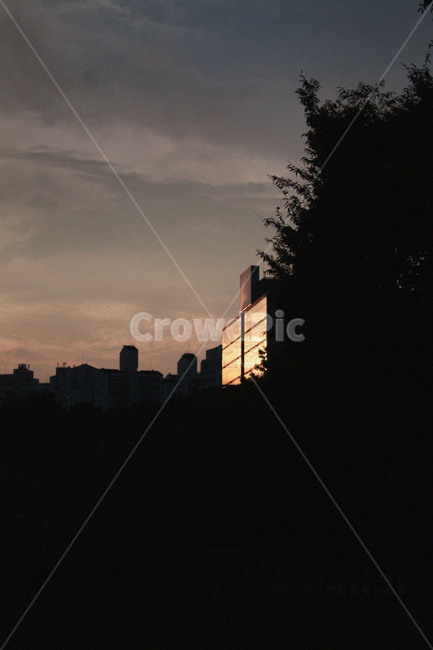 실루엣,nature,자연,노을,건물