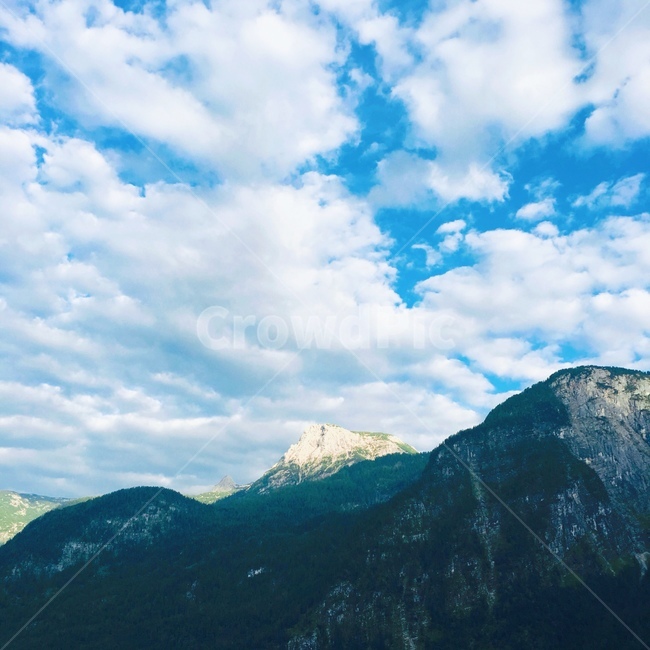 설산,자연,하늘,산,구름,경관,산봉우리,힐링,등산,노후,퇴직,은퇴,유럽,오스트리아,할슈타트,mountain,Hallstatt,sky,nature,healing,landscape
