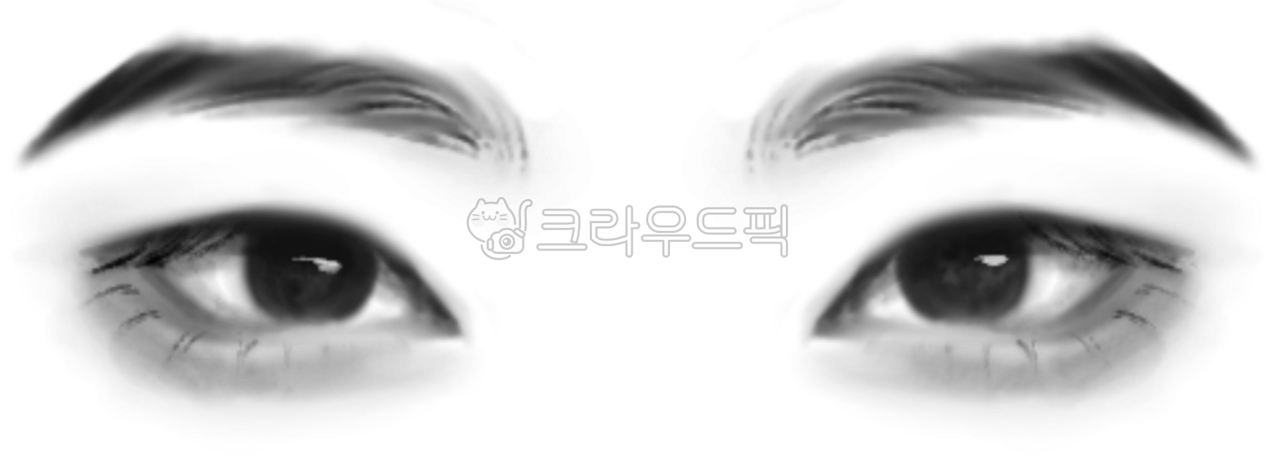 눈, 사람눈, 눈동자, 눈그림, 인간, 사진,이미지,일러스트,캘리그라피 - nouveau작가