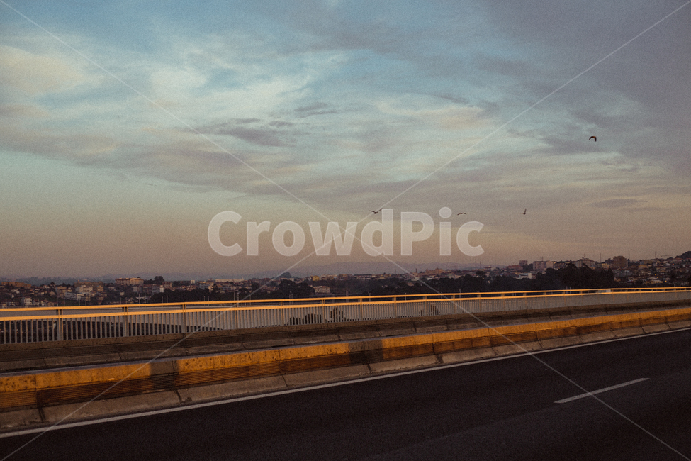 road,도로,아스팔트,고속도로,찻길,다리,노을,하늘,드라이브