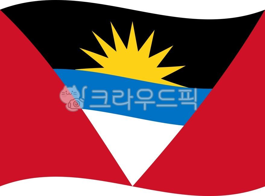 앤티가바부다,북아메리카,북미,국기,깃발,국가,나라,세계,지구,지구촌,만국,대표,문화,펄럭,antiguaandbarbuda,ag,atg,northamerica,flag,country,world,earth,symbol,culture,wavy