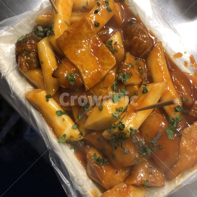 떡볶이,엽떡,두끼,포장마차,버무리