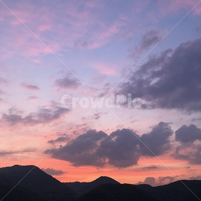 하늘,구름,자연,감성,노을,cloud,nature,sunset,sky