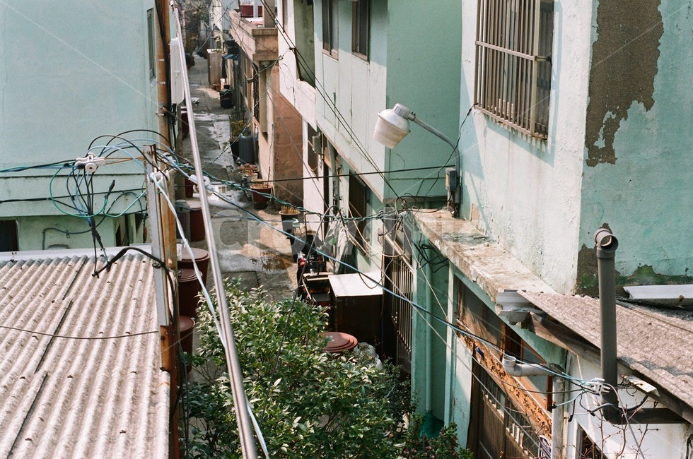 길,필카,필름카메라,감성,감성사진,빈티지,빛,골목,골목길,따뜻함,추억,feeling,film,sensible,골목길,alley,빈티지사진,빈티지느낌,빈티지감성,vintage,banister,난간,handrail