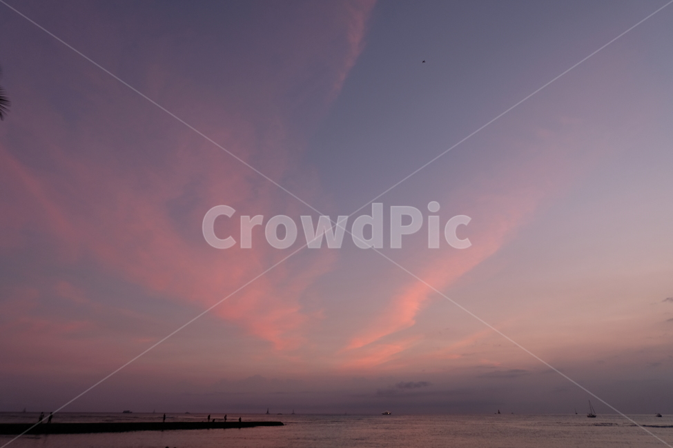 바다,ocean,노을,sunset,저녁,evening