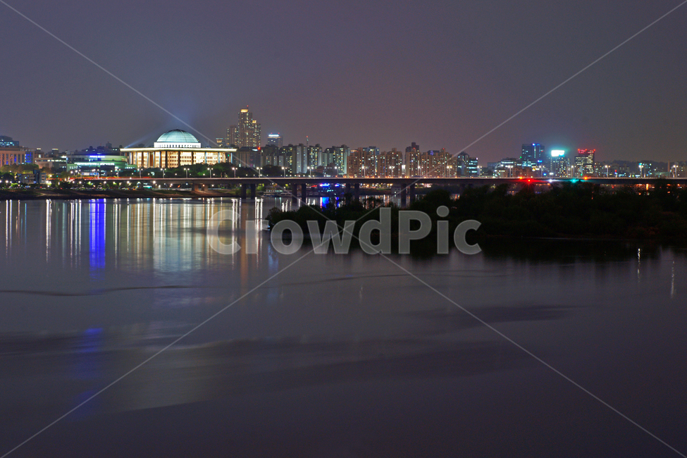 국회의사당,서강대교,밤섬,여의도,한강,야경,반영,야경,밤,풍경,nightscape,night,landscape,한국도시풍경,한국도시경관,korea cityscape