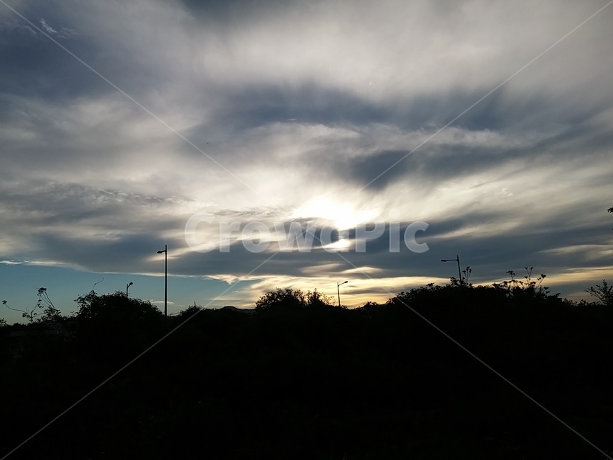 노을,구름,일몰,해질녁,산능성이,바람,cloud,sunset,sky,자연,풍경,nature,landscape,weather,날씨,outdoors,옥외
