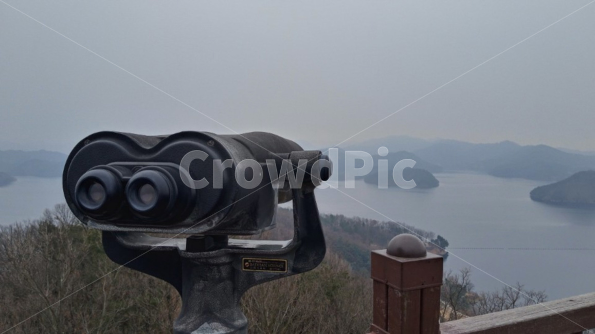 호수,청남대호수,호수전망,망원경,자연