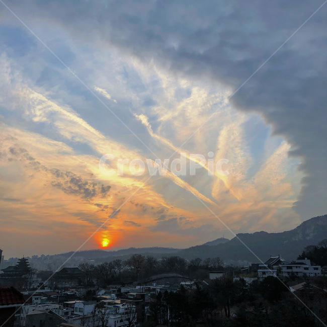 nature,자연,outdoors,sky,하늘,구름,노을,해