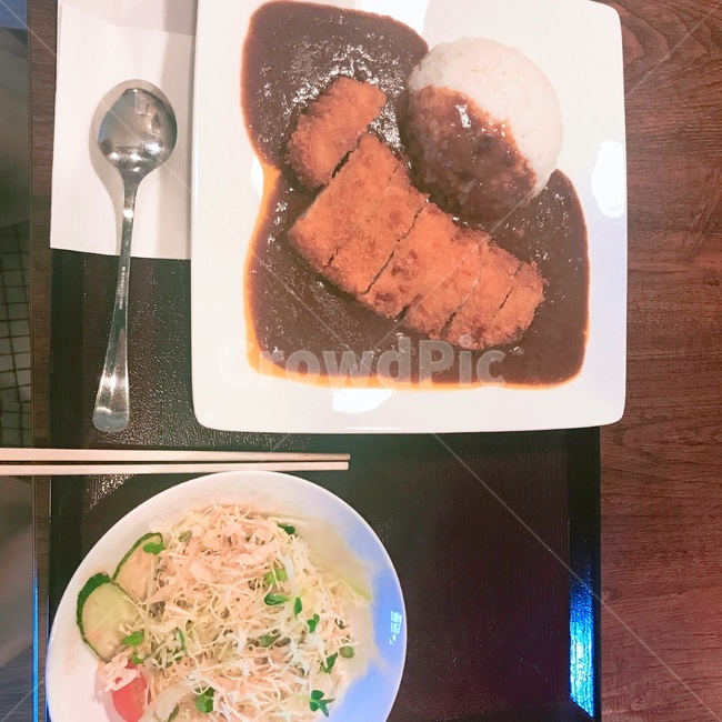 돈까스카레덮밥,일식,일본음식,porkcutletcurryricebowl,japanese