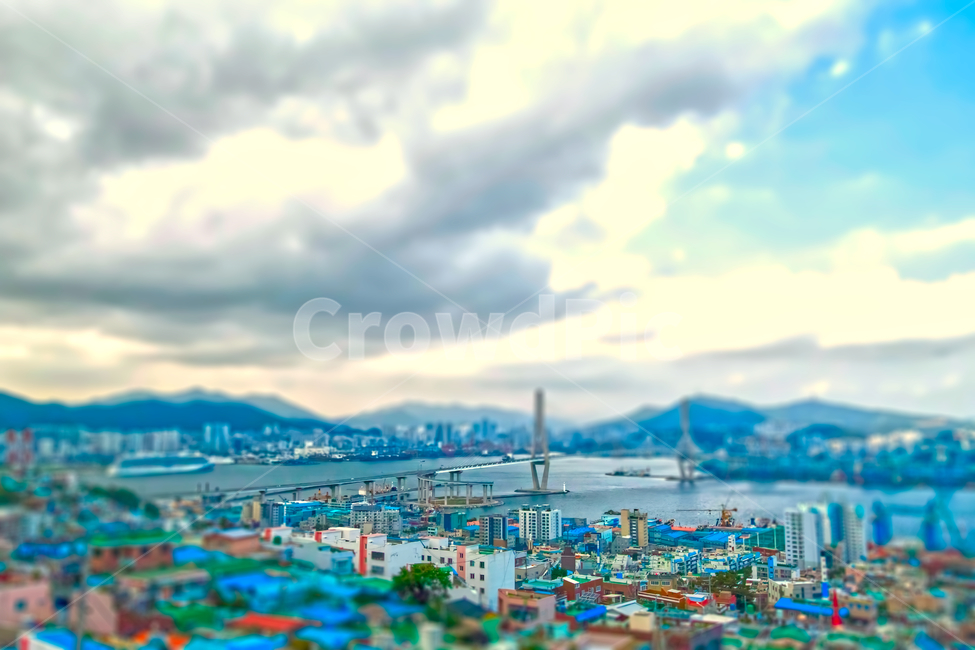 미니어처,부산,항구도시,바닷가,부두,다리,바다,해안도시,부산항대교,영도,miniature,도시,풍경,city,landscape,한국도시풍경,한국도시경관,korea cityscape,outdoors,옥외,경치,nature,자연,scenery,urban,어반,building,건물,시티,town,panoramic,파노라마