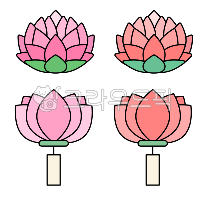 연꽃,불교,석가탄신일,종교,석가,부처님,탄신일,부처님오신날,부처,석가모니,꽃,일러스트,공휴일,휴일,신앙,기념일,한국,연등