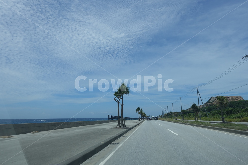 바다,하늘,도로,길,시원한,자연,풍경,nature,landscape,road,freeway,고속 도로,highway,고속도로,asphalt,아스팔트
