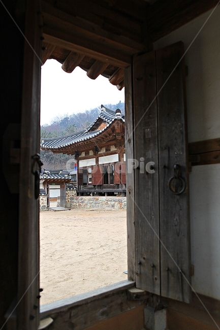 한옥,한옥집,집,기와집,전통집,풍경,겨울,옛날집