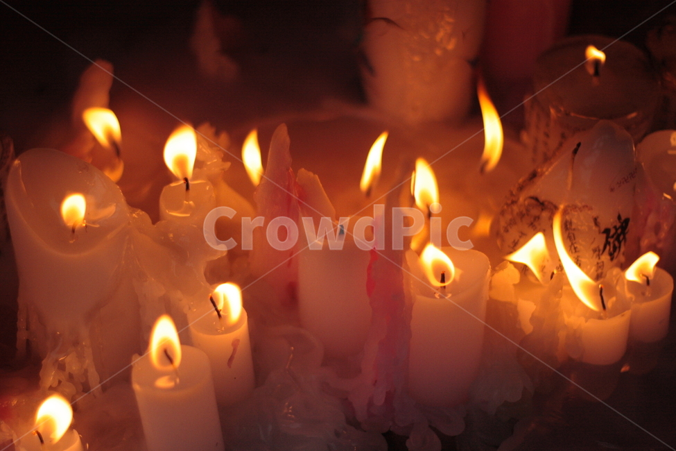 candle,양초,fire,불,무속,미신,굿