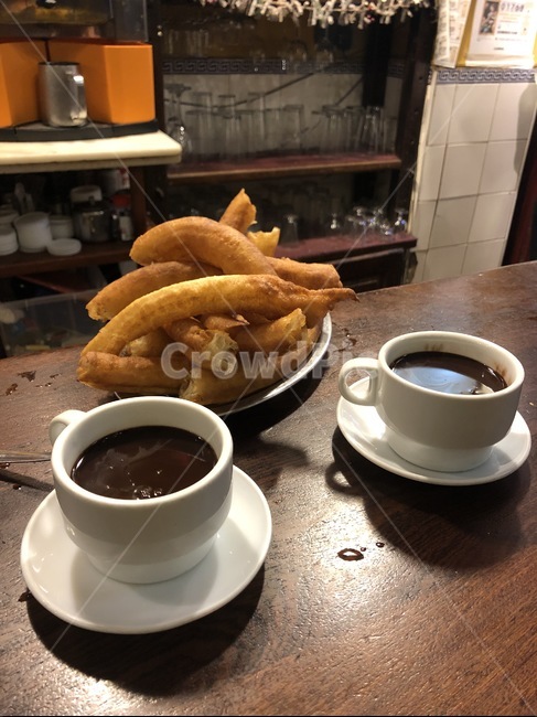 츄러스,핫초코,churros,hotchoco,pottery,도기류,saucer,받침접시,coffeecup,커피컵,cup,컵