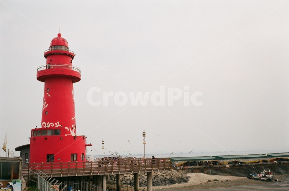 등대,빨강등대,오이도,필름카메라,레트로,빌딩,건물,lighthouse,tower,architecture,건축물,등대,lighthouse