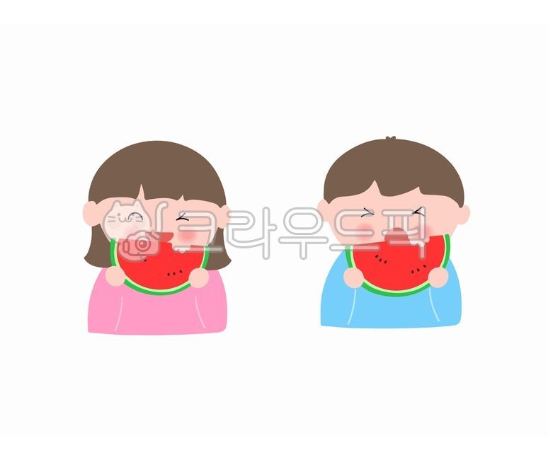 eating watermelon,hand drawing,fruit,Summer Vacation,Day care Center,family communication,vegetable,summer,food,Kindergarten illustration,children,kindergarden,illustration,watermelon,Childrens illustration,watermelon illustration,Illustration of eating w