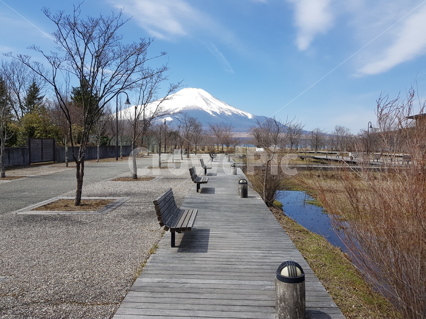 맑은후지산,후지산,눈덮힌후지산,겨울후지산,후지산구름,겨울산,산,구름,파란하늘,맑은하늘,하늘,자연,풍경,nature,landscape,해외,외국,세계,foreign,oversea,world,세계자연풍경,해외자연풍경,외국자연풍경,world nature landscape,boardwalk,산책로,bridge,다리,building,건물
