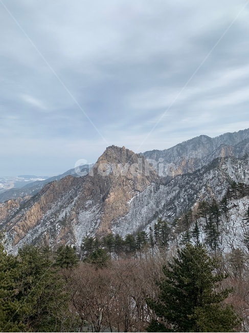 속초,겨울산,설악산,설산,산